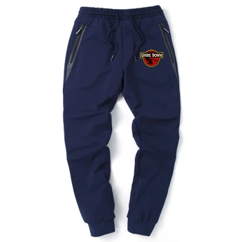 

Stranger Things Upside Down Print Mens Pants Trousers Fashion Hip Hop Loose Streetwear Sweatpants Male High Quality Workout Pant