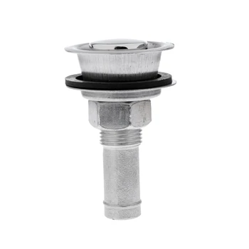 

3/4'' Straight Thru Hull Marine Boat Fuel Gas Tank Vent - Stainless Steel