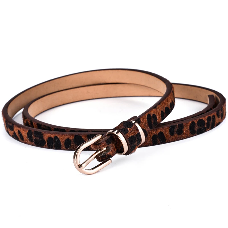 1.5-coffee Leopard Женское платье, пояс-однотонное из микрофибры, кожа, Золотая полированная пряжка, 90 см до 135 см, Ceintures femme Cintos femininos - Цвет: 1.5-coffee Leopard