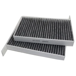 2PCS /SET Car Cabin Air Filter For TESLA MODEL 3 5YJ3 EV 2018- MODEL Y 5YJY EV 2021- 1107681-00-A 1107681-00-B 1107681-00-C