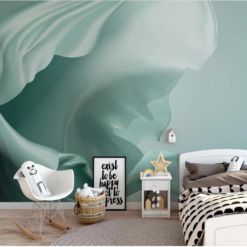 Custom 3D wallpaper mural abstract landscape modern minimalist silk background wall decoration painting | Обустройство дома