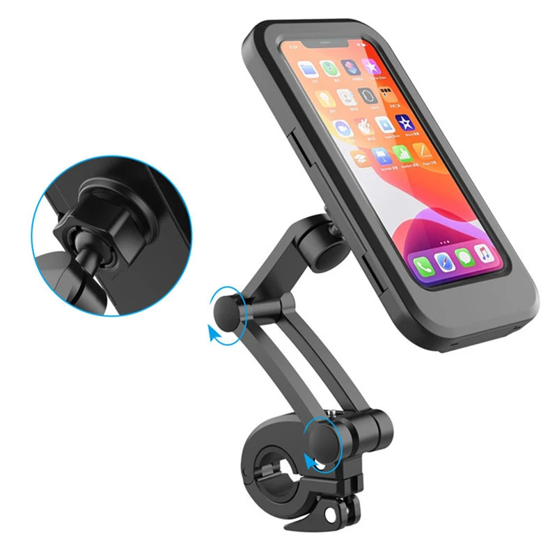 Fahrradtelefonhalter Einstellbare Unterstützung Fahrrad GPS-Phone Stand Mount 