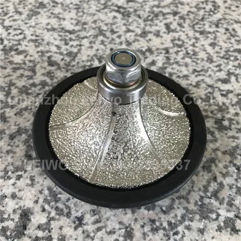 

Diamond Hand Profiler B30 Vacuum Brazed Profile Wheel Plastic Cover Router Bit for Marble Stone Countertop Wet or Dry