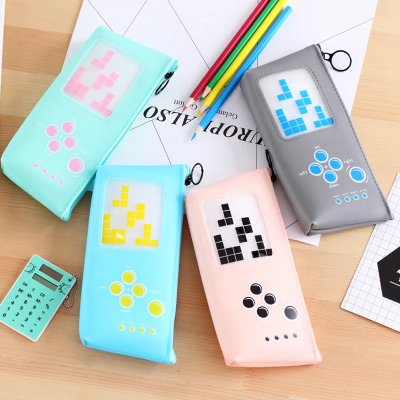 Kawaii школьный мешочек для девочек симпатичный футляр карандашей коробка большая
