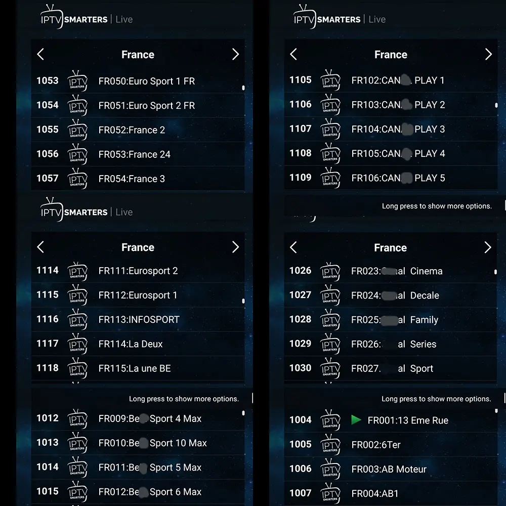 1 год Европа IP tv Франция M3U код подписка Спорт Live IP tv поддержка Smart tv Box IP tv Smarters Android Ios смартфон Mags