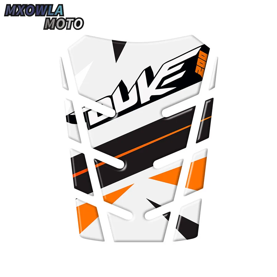 

For DUKE Motorcycle 3D Resin High Quality Raised Fuel Tank Pad Protector Decal Sticker