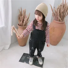 Новинка года; сезон осень; детская одежда для мужчин и женщин; детские ковбойские подтяжки; брюки; детские брюки