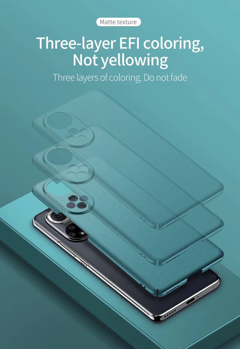 Case On Honor 50 Shockproof Cover Hard PC Ultra Slim Matte Cases For Huawei Honor50 Honor 50 70 Pro+ Plus 5G Back Covers