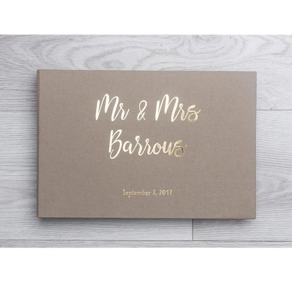 

Mr&Mrs Wedding Guest Book customize foil gold memory book engagement guestbook alternative Ideas Book planner book Color Choices