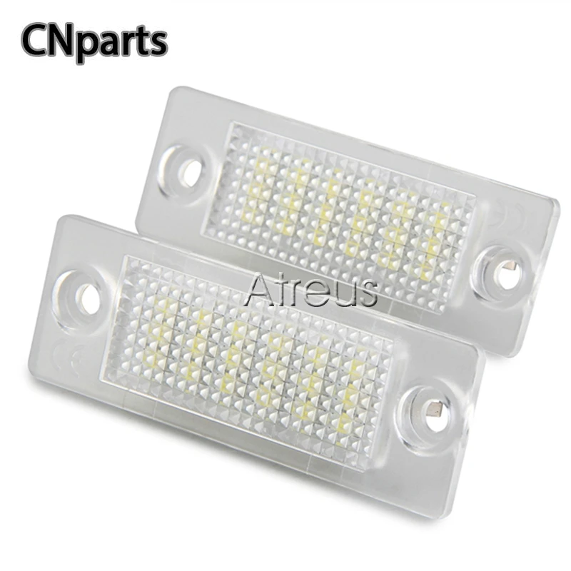 Автомобисветильник светодиодный номерной знак SMD3528 12 в ные лампы для VW Passat Touran Caddy