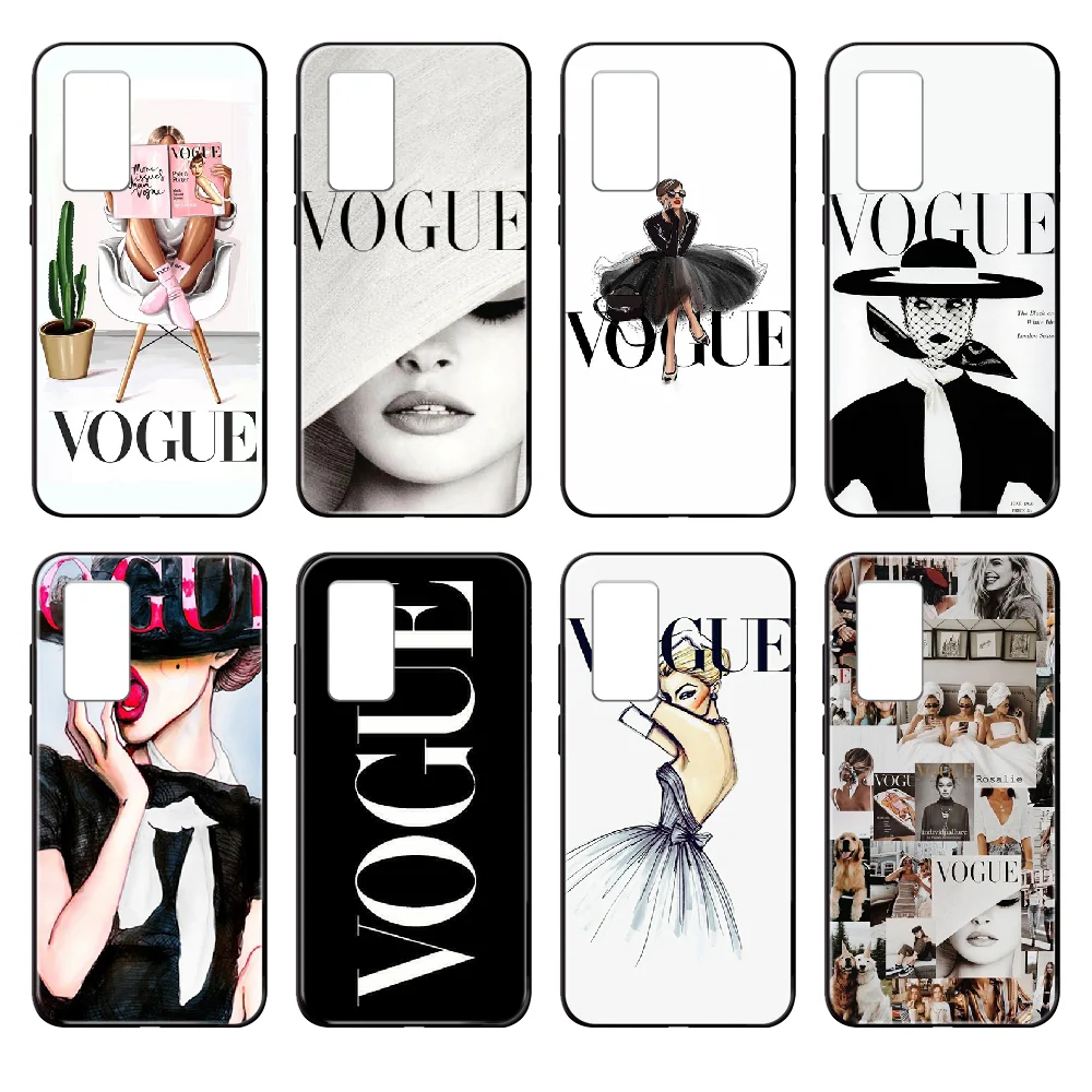 Woman More Issues than Vogue Phone case cover hull For Huawei nova P Y 2 3 6 7 8 9 10 20 30 I Smart Plus Z Lite Pro II black | Мобильные