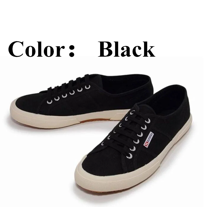 SUPERGA 2750 Cotu классические черные женские удобные кроссовки Velcr для мужчин 2019A118