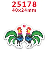 PR-25178 Принадлежности для рукоделия с изображением героев мультфильмов плоские с обратной стороны плоские смолы 30 штук. PR-2439-29357 - Цвет: PR-25178