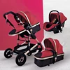 Luxurious Baby Stroller 3 in 1 Portable Travel Baby Carriage Folding Prams Aluminum Frame High Landscape Car for Newborn Baby ► Photo 3/6
