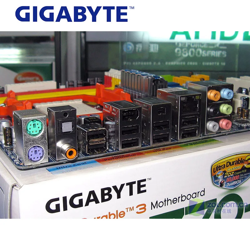 Разъем AM3 для AMD 770 Gigabyte GA-MA770-US3 материнская плата DDR2 16 Гб GA MA770-US3 настольная системная плата ATX используется PCI-E X16