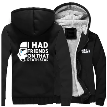 

Fahison I Had Friends On That Death Star Keep Warm Winter Hoody Sweatshirts Jacket Mans Long Sleeve Anime Streetwear 2020 Hoody