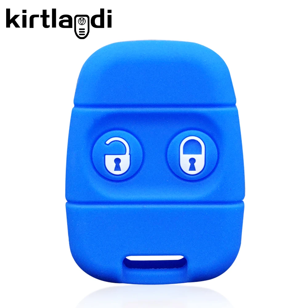 Key case cover key case car key shell silicone 2 button remote key case for Land Rover Defender Freelander Rover 25 45 100 200 400 MG ZS ZR MGF