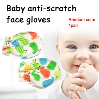 

100% cotton baby anti-scratch gloves newborn gloves baby gloves face accessories protection gloves baby I8V8