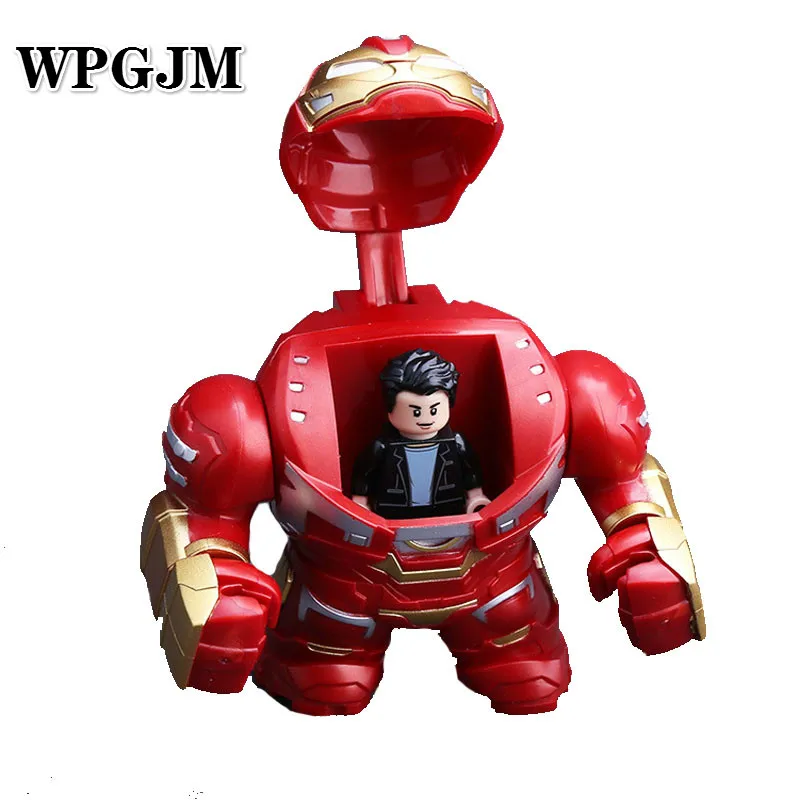 

50PCS Hulk Buster Bruce Banner Avengers Figures Building Blocks Toys Compatible with Legoinglys
