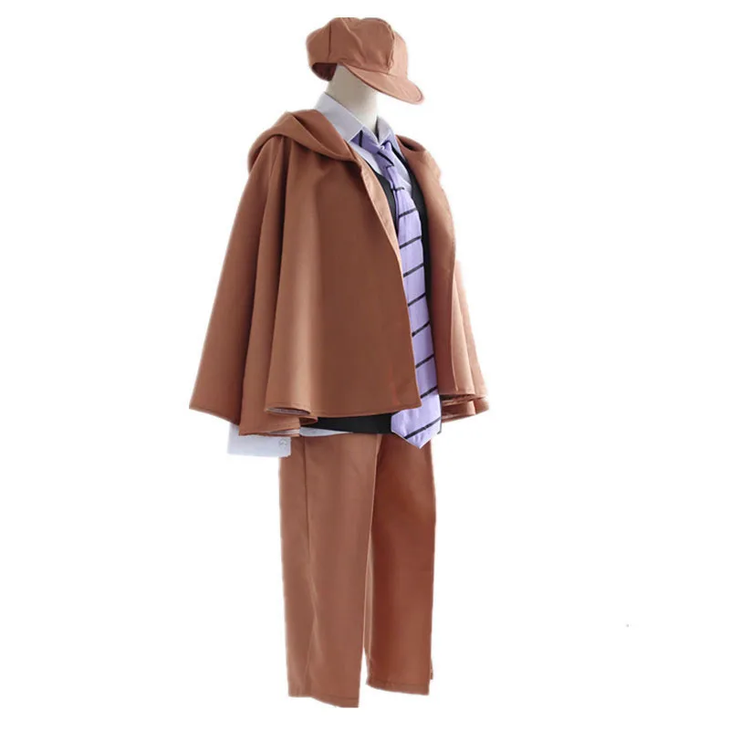 Anime-Bungo-Stray-Dogs-Detective-Ranpo-Edogawa-Cosplay-Costumes-Vest-Cloak-Pants-Tie-Hat-Uniform-Suit (7)