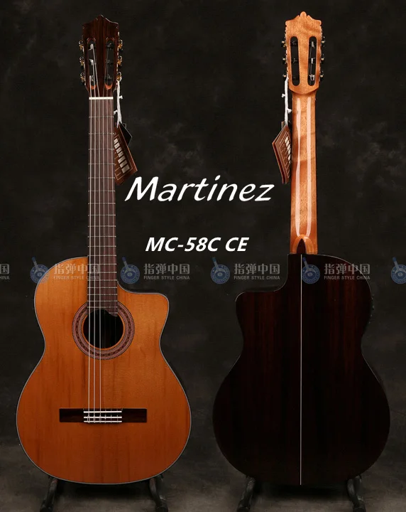 Martinez MC-58 Классическая гитара из цельного дерева, martinez Классическая гитара s
