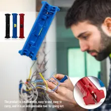 Инструмент для зачистки коаксиального кабеля, вращающийся двойной инструмент для зачистки проводов с регулируемым расстоянием