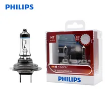 Philips H7 12 В 55 Вт X-treme Vision автомобильный головной светильник, яркие галогенные лампы, оригинальные автомобильные лампы, больше видения 12972XV S2, пара