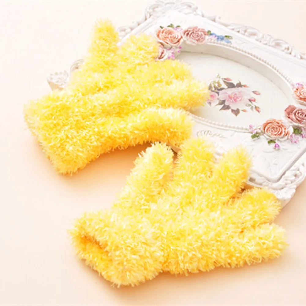 Детские перчатки; Плюшевые коралловые перчатки для новорожденных; пушистые милые перчатки с длинными пальцами для малышей; теплые ветрозащитные перчатки для детей; для мальчиков и девочек