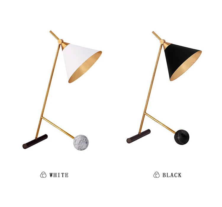 Black And White Table Lamps Brass deco chambre fille