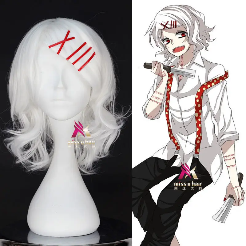 Аниме Тойота Гуль Juzo Suzuya Juuzou натуральный белый термостойкий костюм для косплея