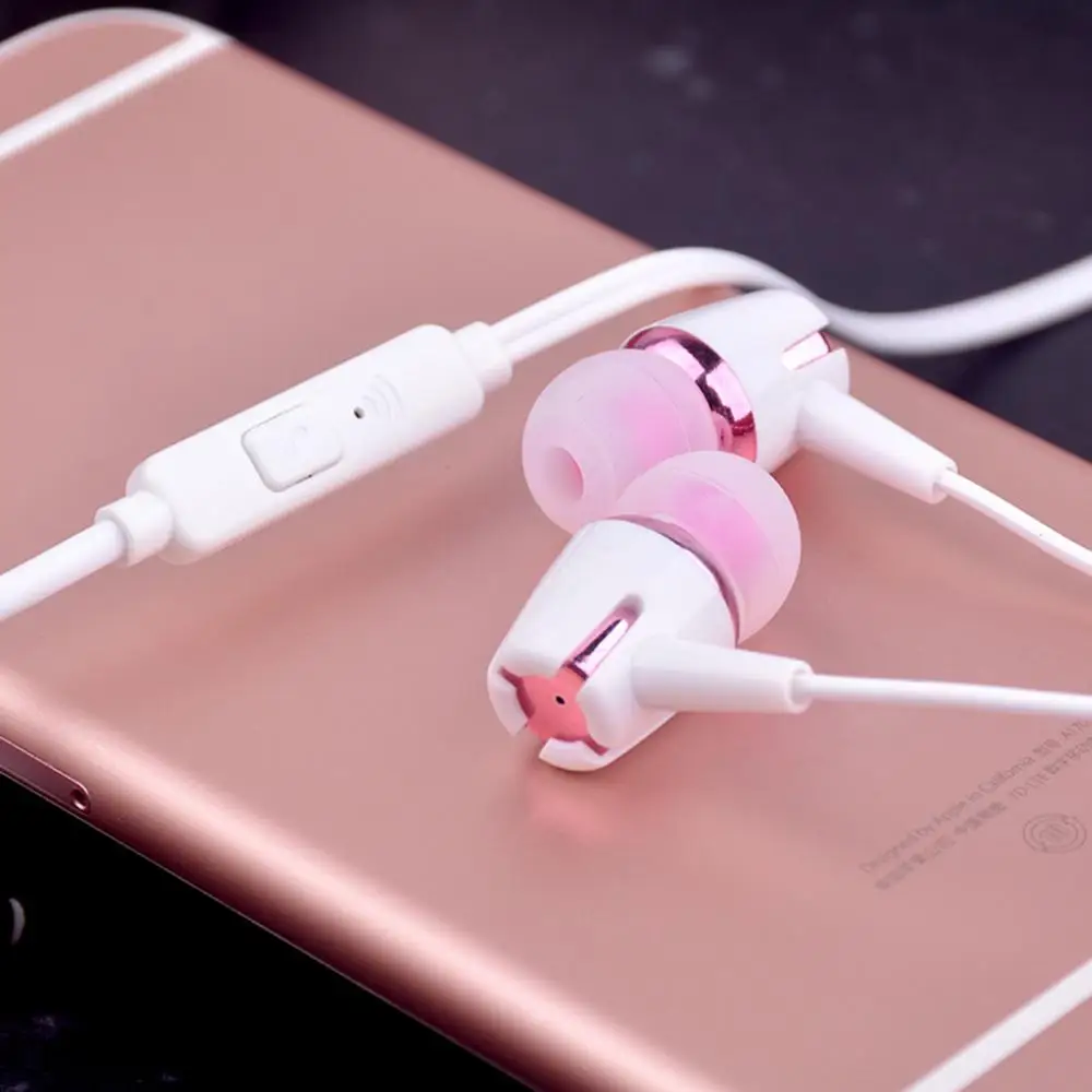 In-ear Head phone for Mobile Phone Xiomi 3.5mm Stereo Headset Build-in Microphone Sport Earphone MP3 MP4 PC Gaming Auriculares