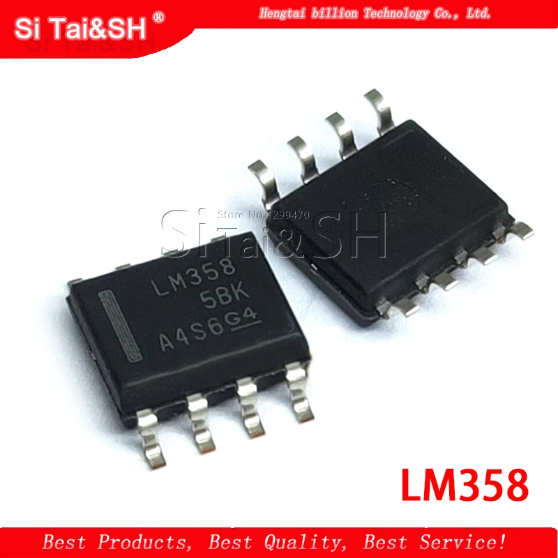 10 шт. LM358 LM358DR SOP8 Операционные усилители-Op Amps Dual Low новый оригинальный | Электронные