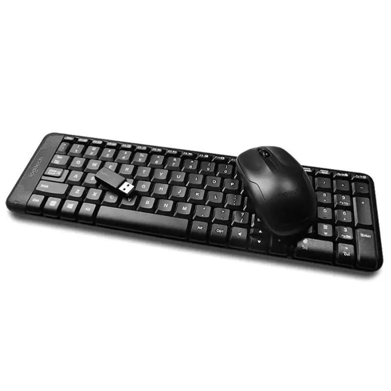 Комплект беспроводной клавиатуры и мыши logitech MK220, 104 клавиш, беспроводная клавиатура, 1000 точек/дюйм, мышь, usb-приемник, набор подключи и работай для работы