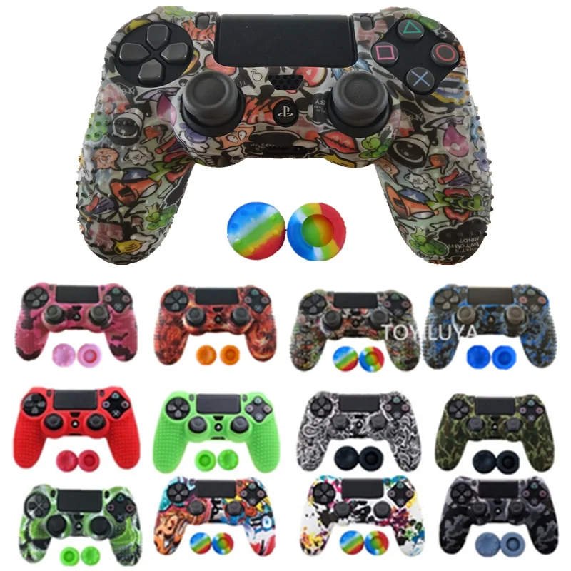 Мягкий силиконовый резиновый чехол защитный для PlayStation Dualshock 4 PS4 DS4 Pro Slim