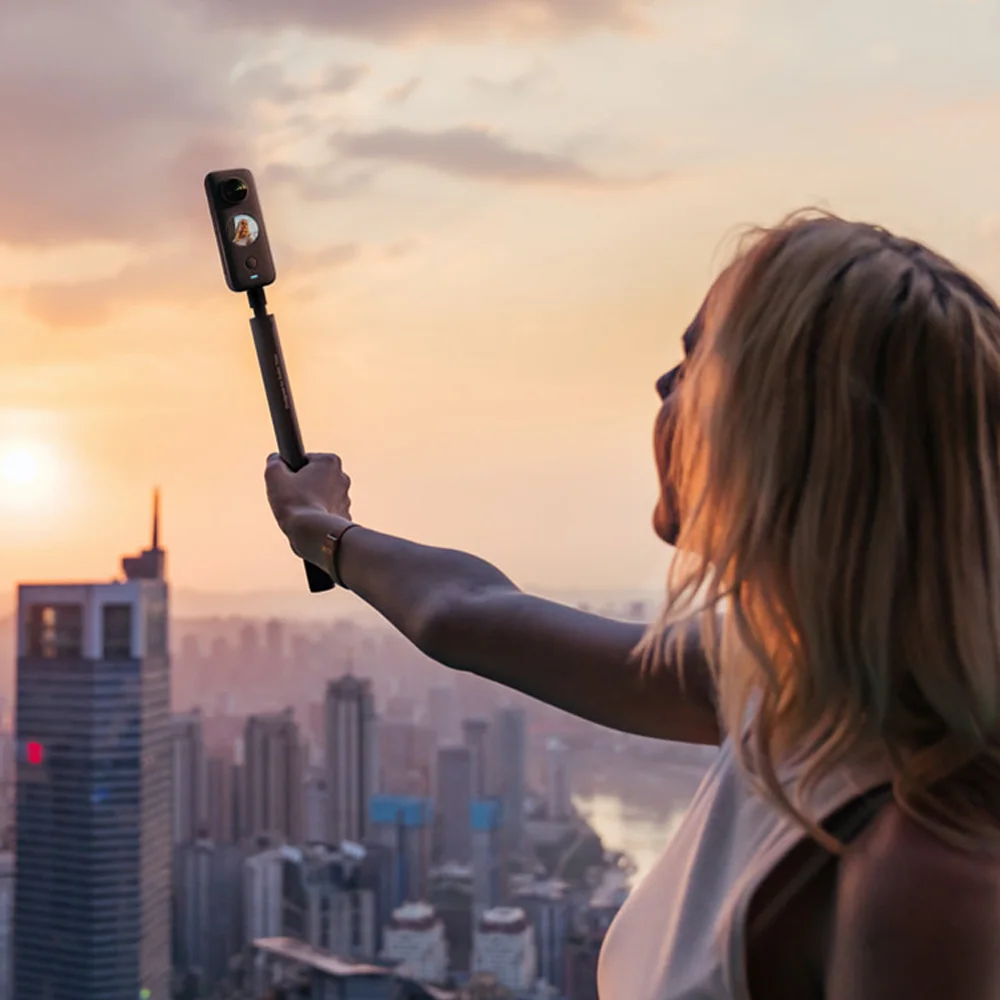 Vara para go Haste de Extensão Invisível Selfie 2 - r 70cm 1.2m 1.5m Fibra Carbono Insta 360 x Acessório Insta360 um x2 - Image 2