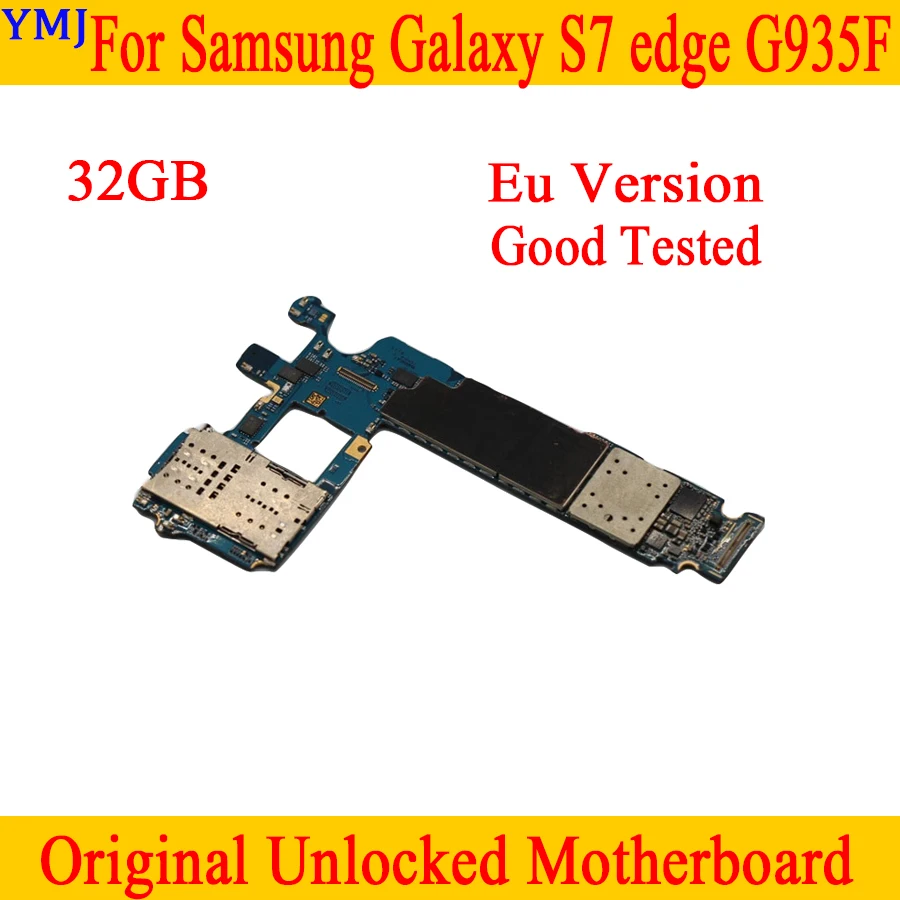 Оригинальная разблокированная материнская плата для Samsung Galaxy S7 edge G935F с полным