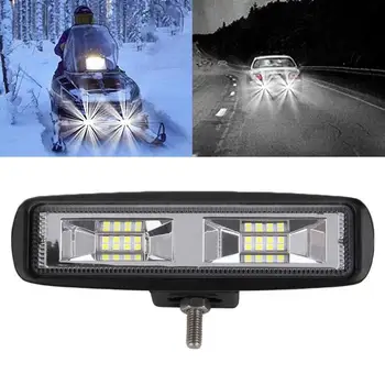 

16LED 48W Car Working Light Daily Running Light Bar Light Spotlights Motorcycle Headlights Automobile LED lamp Kit