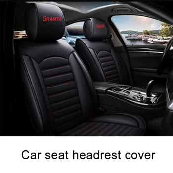 

Car Seat Headrest Cover for LADA Granta Car Headrest Cover with Pocket Auto Interior Decoration