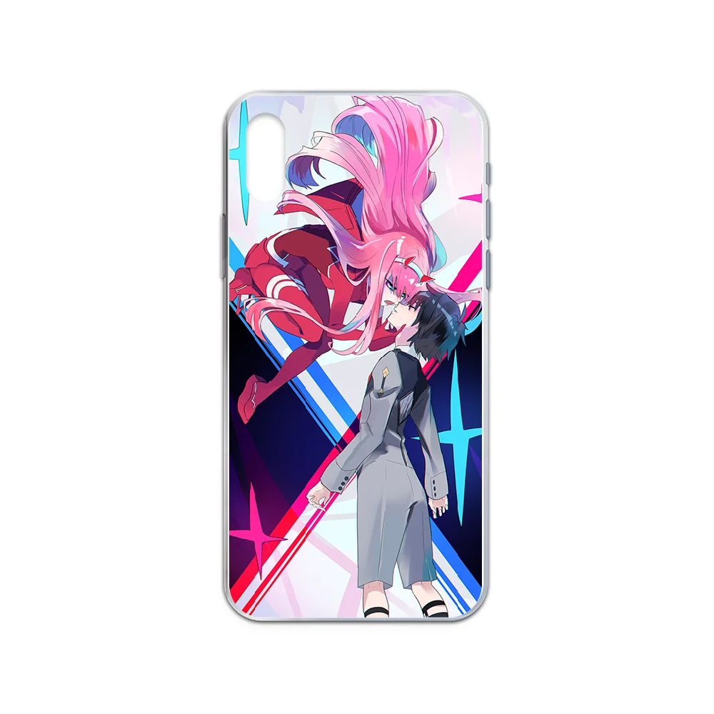DARLING in the FRANXX Japan чехол для телефона iphone 4 4S 5 5C 5S 6 6S PLUS 7 8 X XR XS 11 PRO SE 2020 MAX прозрачный