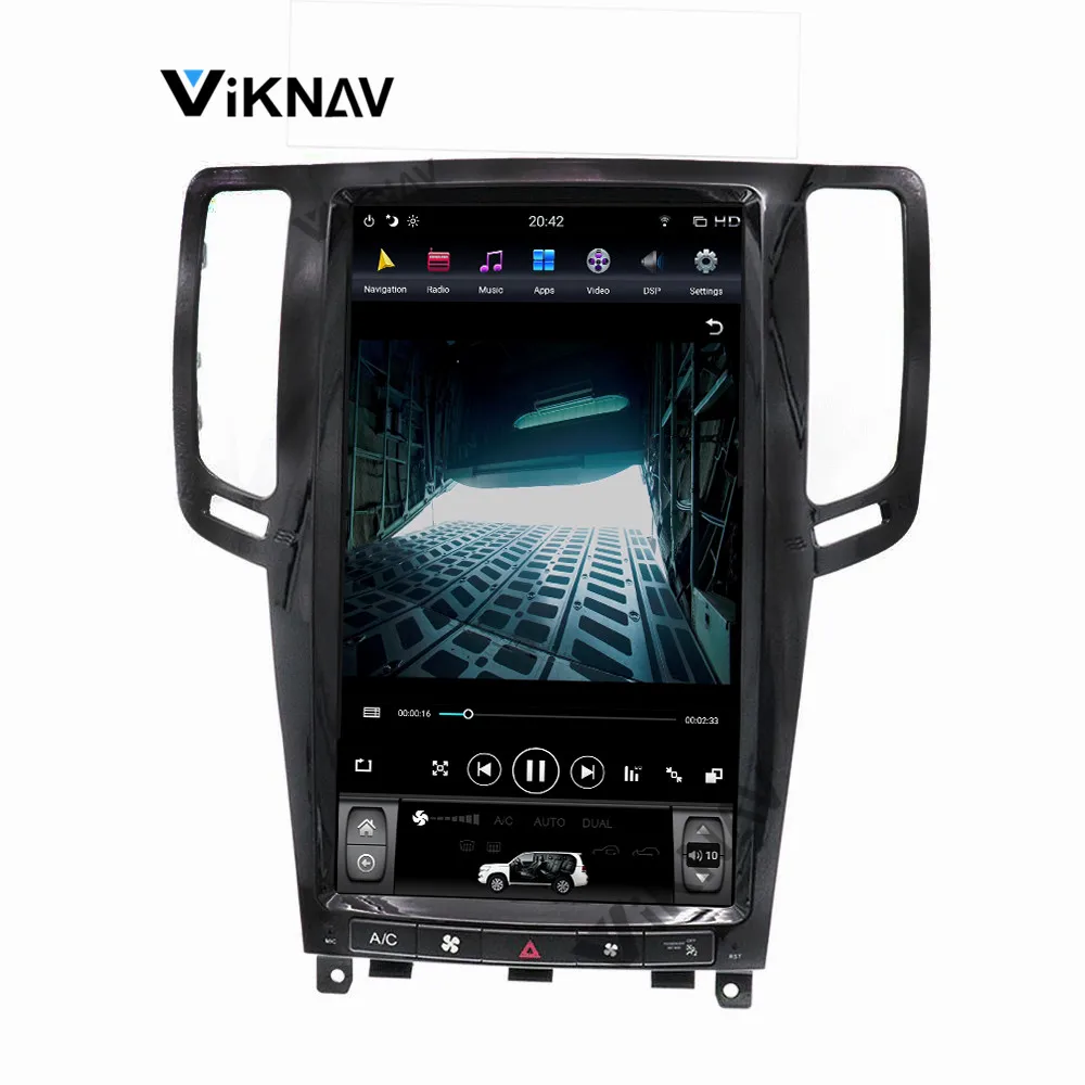 

Android 13.6 inch vertical screen Car GPS Navigation For Infiniti G25/G35/G37 2007-2013 multimedia DVD player