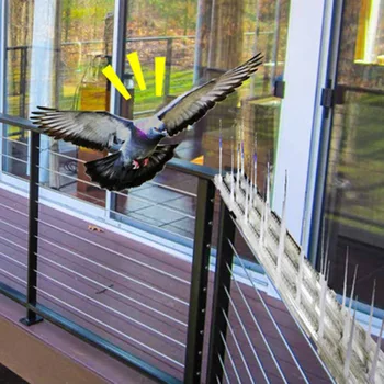 

3pcs Birds Repeller Plastic Anti-Birds Pin Balcony Outdoor Anti-Pigeons Thorn Tool JS22