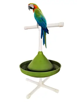

Multi-function Parrot Bird Stand Bracket Large Food Bowl Bird Bath Basin Various Combinations Parrot Bath Tub