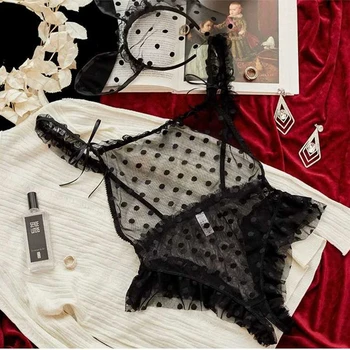 

Sexy Sleepwear Women Nuisette Femme Sexy Lingerie Satin Nightwear Summer Night Dress Seksi Gecelik Roupas Feminina JF183