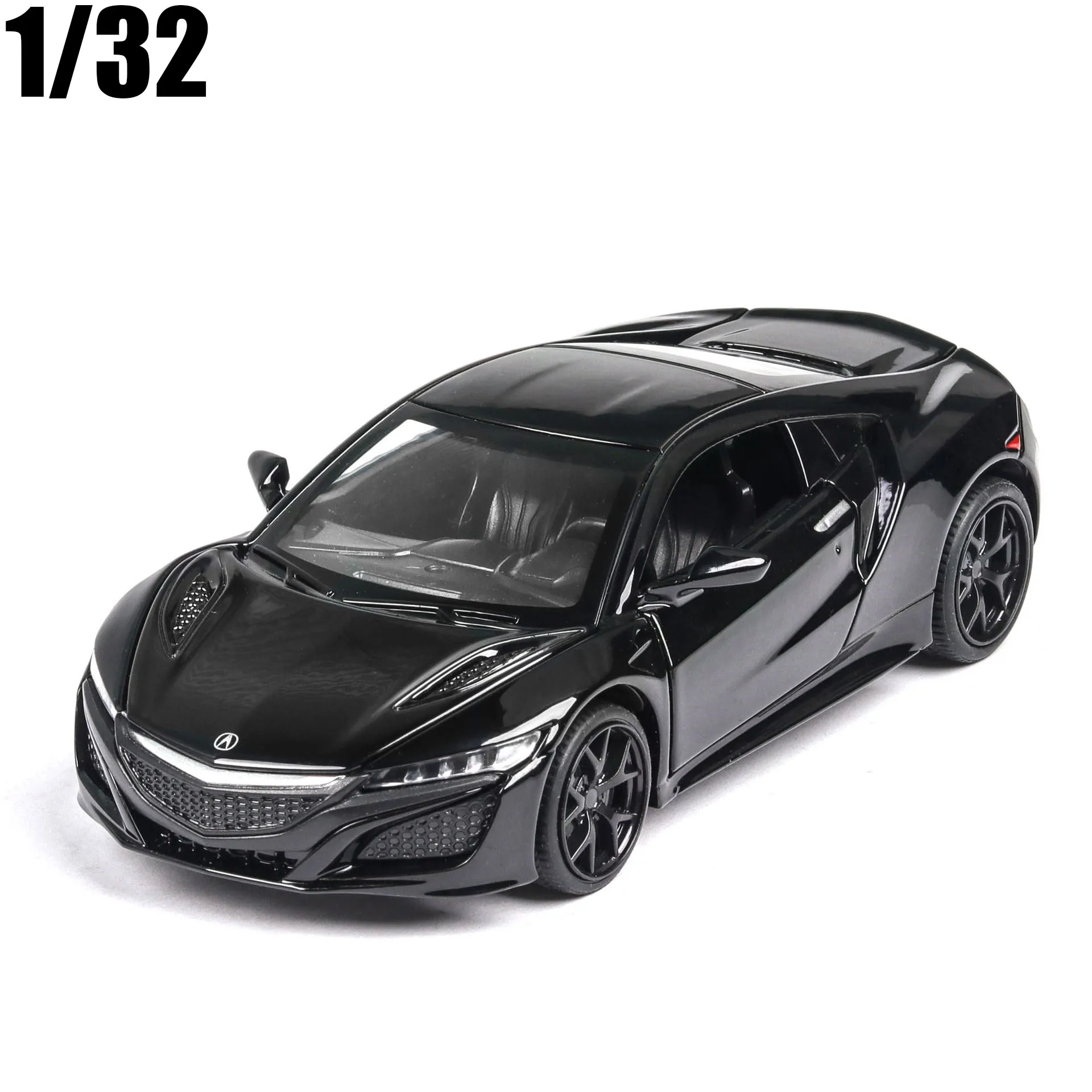 1:32 Honda Acura NSX модель автомобиля Diecast игрушечный автомобиль с выдвижной мигающей