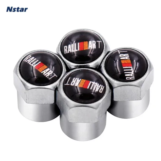 

Nstar 4pcs/lot Ralliart Alloy Car Trie Valve Cap Auto Styling Wheel Valve Cap For Mitsubishi Lancer Sportback Car Decoration 002