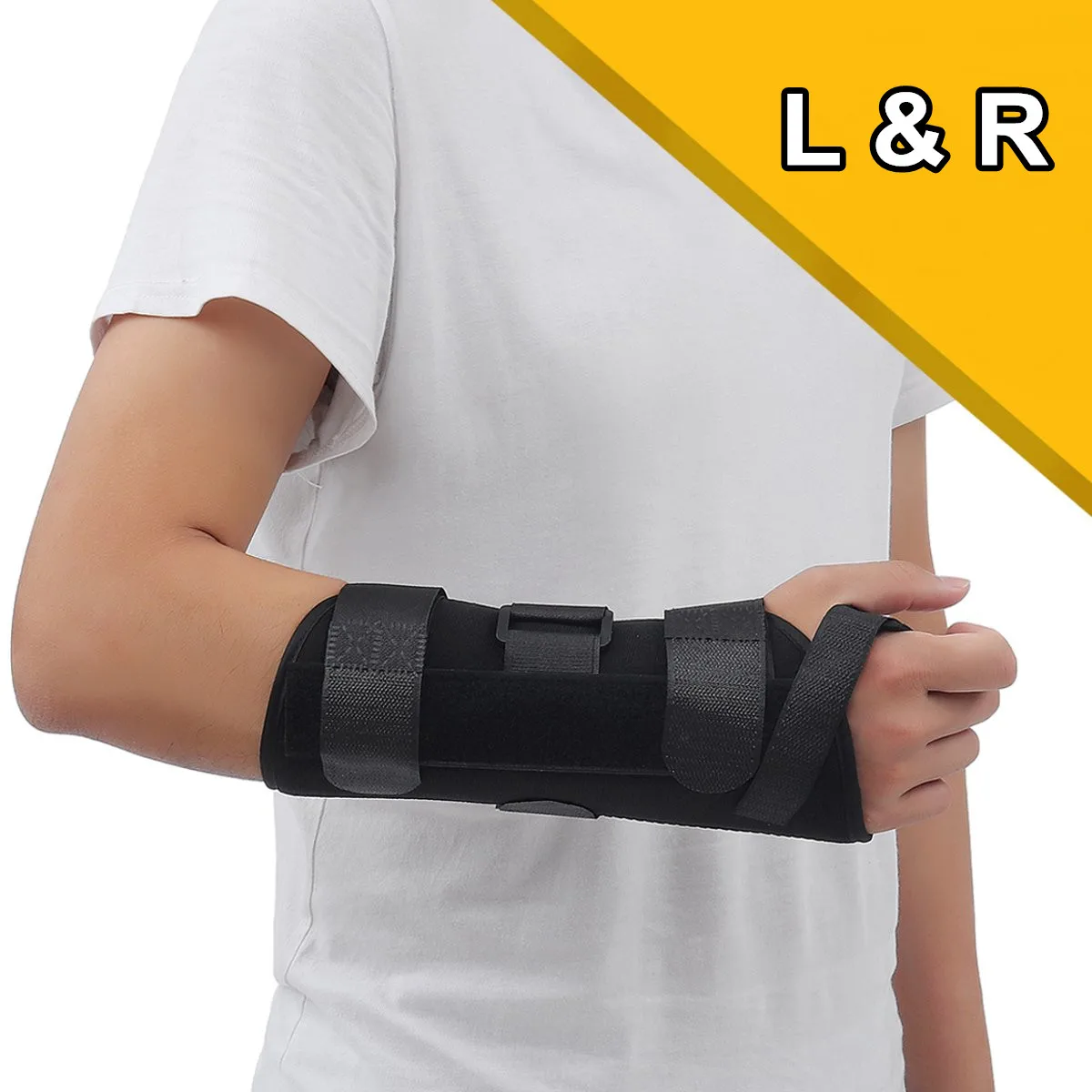 3 размера Регулируемая Sprain шина для предплечья для полосы защитный ремень безопасность запястье поддержка Carpal туннель медицинская Скоба для запястья Pad