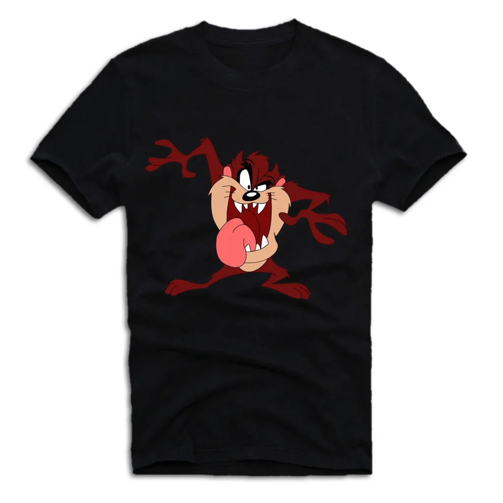 

TASMANIAN DEVIL T-SHIRT TAZ COYOTE LOONEY TUNES CARTOON Cartoon t shirt men Unisex New Fashion tshirt Loose Size