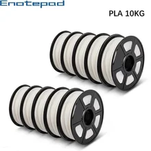 Pla 3D Printer Filament 10Rolls 1Kg/2.2lbs 1.75Mm Hoge Sterkte En Sterke Stijfheid Lage Krimp Materiaal voor Afdrukken Kunstwerk