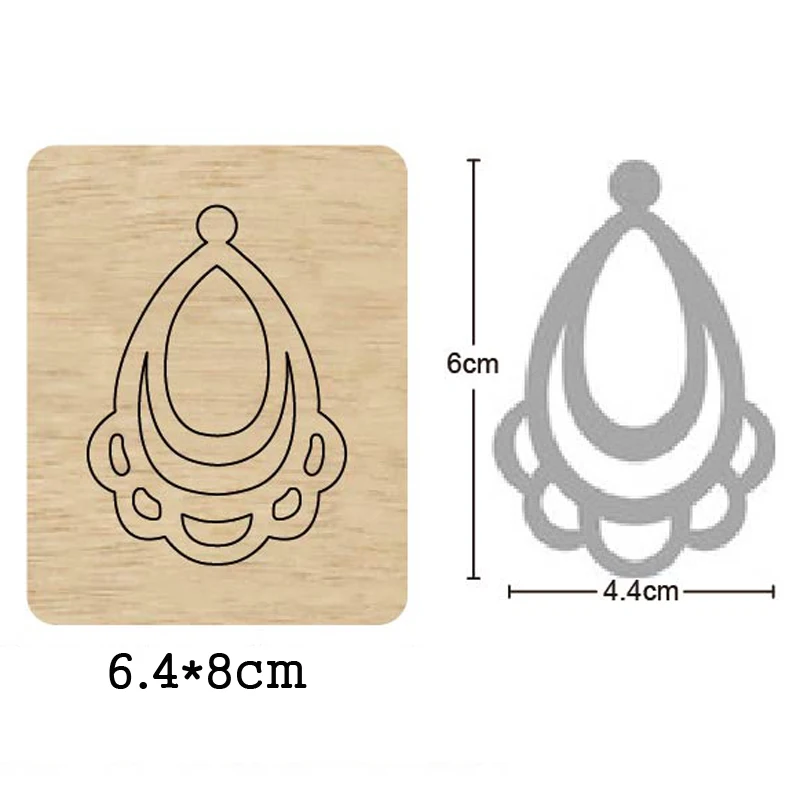 

Роскошные Деревянные Пресс-формы для сережек, Деревянные Пресс-формы для рукоделия, изделия из кожи, ткани и бумаги, подходят для стандартных высекальных машин на рынке