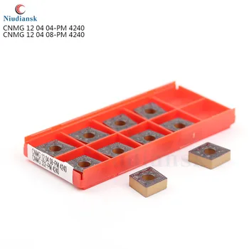

CNMG120404 PM 4240 CNMG120408 PM 4240 high quality Carbide insert External Turning Tools turning insert CNC metal lathe tools
